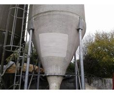 Pansement polyester sur cône silo d'élevage